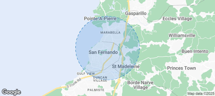 San Fernando Airbnb map